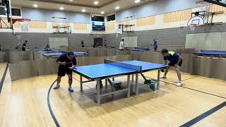 Hynek vs Aaron Table Tennis [upl. by Klepac]