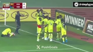 Bevis Mugabi Goal Uganda vs South Sudan 10 Goals and Highlights Africa Cup of Nations [upl. by Nillor376]