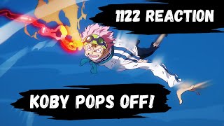 KOBY HONESTY IMPACT👊 ONE PIECE EPISODE 1122 REACTION [upl. by Ahsemad]