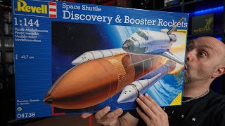 Revell  Space Shuttle Discovery amp Booster Rockets [upl. by Nilre763]