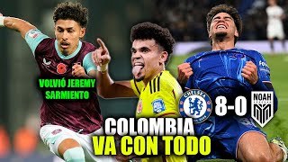 LOS CONVOCADOS DE COLOMBIA PARA ENFRENTAR A ECUADOR 😨  VOLVIÓ JEREMY SARMIENTO  CHELSEA 80 NOAH [upl. by Eixela]