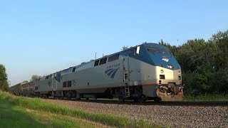 Amtrak 5 with P40 Running Seventeen Minutes Late [upl. by Amos]