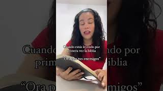 Cuando lees la biblia por primera vez 🥹😍biblia cuandoleeslabibliadiostehabla cuandoleeslabiblia [upl. by Rollo]