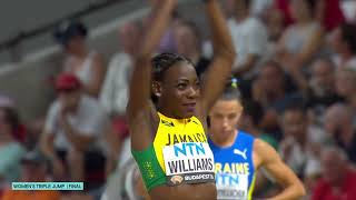 Womens Triple Jump Final  World Athletics Championships Budapest 2023 [upl. by Munsey]