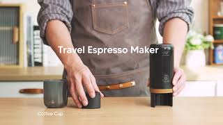 MINI PRESSO TRAVEL ESPRESSO MAKER [upl. by Ahsenahs]