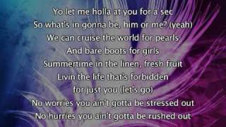 Beyonce  Summertime Feat Diddy Lyrics In Video [upl. by Shyamal]