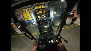 How to operate a Forklift basics  Unloading produce in Perth WA [upl. by Datnow]