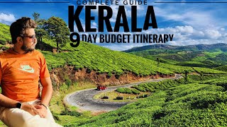 KERALA  9 Days Budget Itinerary  Athirapally Munnar Thekkady Alappuzha VarkalaPoovar  Guide [upl. by Nohj755]