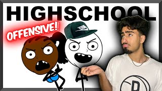 Reacting to The Worst Kids In Highschool [upl. by Kcinomod]