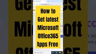 How to get latest Microsoft Office 365 Applications for Free [upl. by Ahsiemak]