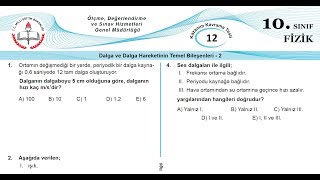 DALGALAR Çözümlü test 2 Konu özetli [upl. by Adlesirg766]