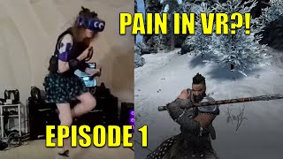 Completing Skyrim VR with Haptic Suit that CAUSES REAL PAIN  EPISODE 1 [upl. by Arykat]