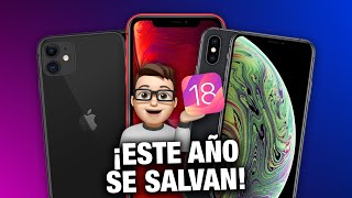 iOS 18 Dispositivos COMPATIBLES BUENAS NOTICIAS 😁 [upl. by Iduj196]