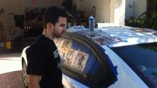 PlastiDip on Window Trim  Black Out Chrome Window Trim on Your Car  Dipyourcarcom [upl. by Dahle437]