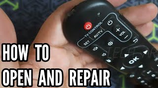 How To EASILY Open And Repair TV Remotes And All Set Top box Remote [upl. by Laurentia]