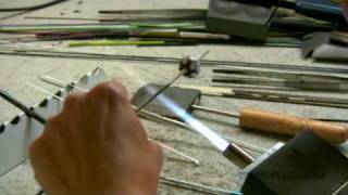 Show 2  Susie Engwall shows you how to make glass lampwork beads [upl. by Aneahs]