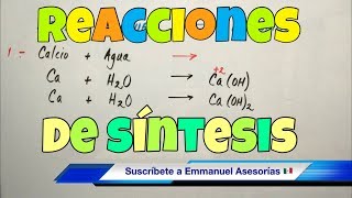 Reacciones de ADICIÓN y SÍNTESIS paso a paso [upl. by Lait]