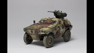 Painting amp Weathering Tiger 135 Panhard VBL [upl. by Gilus]