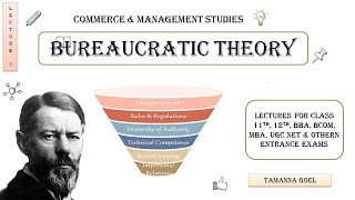 Bureaucratic Theory of Management  Webers Bureaucratic Theory  Classical Theory  Lecture 7 [upl. by Toogood]