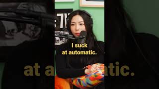 Driving Manual Vs Automatic w Sara Choi [upl. by Amuh]