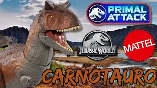 Review do Carnotaurus control n conquer primal attack da Mattel jurassic world [upl. by Attevroc152]