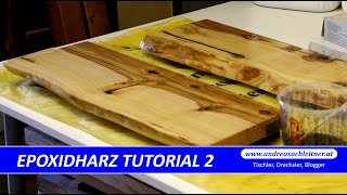 Epoxidharz Tutorial 2  Risse amp Äste bearbeiten [upl. by Whiting]