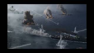 wold of warships lJN NAGATO sinking [upl. by Jenilee]