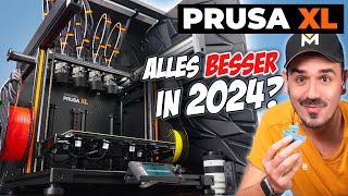 Prusa XL 2024  DER Multimaterial 3D Drucker jetzt besser 5 Extruder [upl. by Anod]