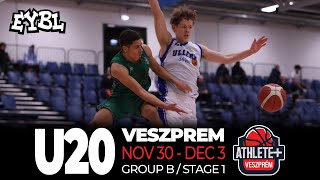 Moulton College GBR vs Budapest Prep Academy EYBL Junior Group B Stage 1 [upl. by Auhsej373]