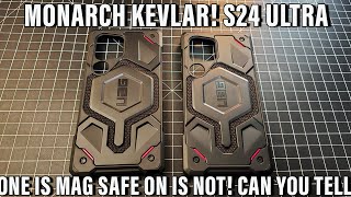 Samsung Galaxy S24 Ultra UAG Monarch Kevlar Mag Version [upl. by Trilby157]