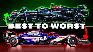 My Best to Worst 2024 F1 Cars RANKED [upl. by Galasyn906]