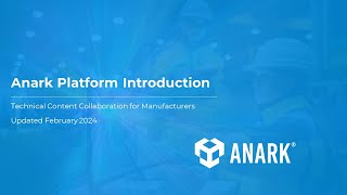 Anark Platform Introduction 2024 [upl. by Ahtikal80]