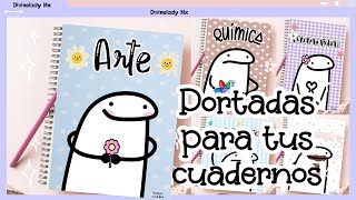 COMO HACER PORTADAS PARA TUS CUADERNOS  DESCARGABLES [upl. by Steen]