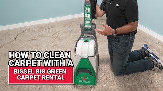 How To Use A Bissel Big Green Carpet Cleaner Rental  Ace Hardware [upl. by Garate]