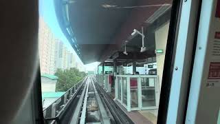 MRTravels on the Punggol LRT C810 V15V25 from Punggol to Coral Edge [upl. by Cohin]