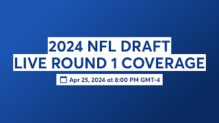 NFL Draft 2024 LIVE Coverage [upl. by Cedell280]