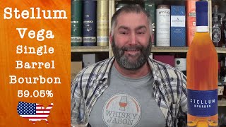 Stellum Vega Cask Strength Single Barrel K2 Bourbon with 5905 Review by WhiskyJason [upl. by Arreik]