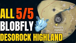 Wuthering Waves All 55 Blobfly Locations in Desorock Highland  Complete Guide [upl. by Cleres892]