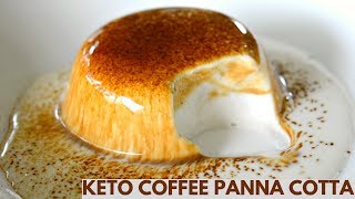 Keto Coffee Panna Cotta  Keto Recipes  Low Carb Panna Cotta [upl. by Dickerson443]