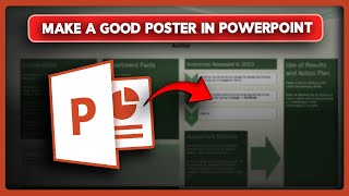 How to Make a Good Poster in Powerpoint 2024 [upl. by Chainey285]