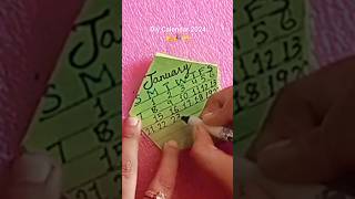 Diy Desk calendar 2024💫🎉💫creative craft diy art calendar shorts viral [upl. by Fishbein]