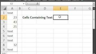 Count Cells That Only Contain Text in Microsoft Excel [upl. by Ettennod]