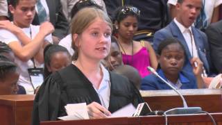 Finals of the 2015 National Schools Moot Court Competition [upl. by Flemings]