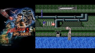 Evil Dead 3 Army of Darkness Hack of Frankenstein The Monster Returns NES  Walkthrough [upl. by Danczyk81]