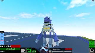 Roblox Plane crazy MECHA SONIC MK2 SHOWCASE [upl. by Natsirt]