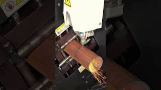 No drawing required laser tube cutting machine Tee cutting lasertubecuttingmachinefactory laser [upl. by Tremayne]