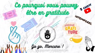 GRATITUDE ACTUELLE ET À VENIR 🌟 Tirage Intemporel 🙏🏾 4 Choix ✨ Général [upl. by Suivat193]