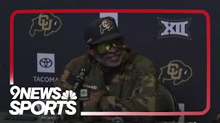 Deion Sanders holds news conference before Utah rivalry game [upl. by Ellehsem]