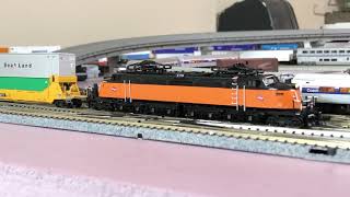 brass N scale Little Joe traction test Video 2 [upl. by Sterrett]