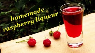 How to make Raspberry liqueur recipes of homemade liqueur [upl. by Germano]